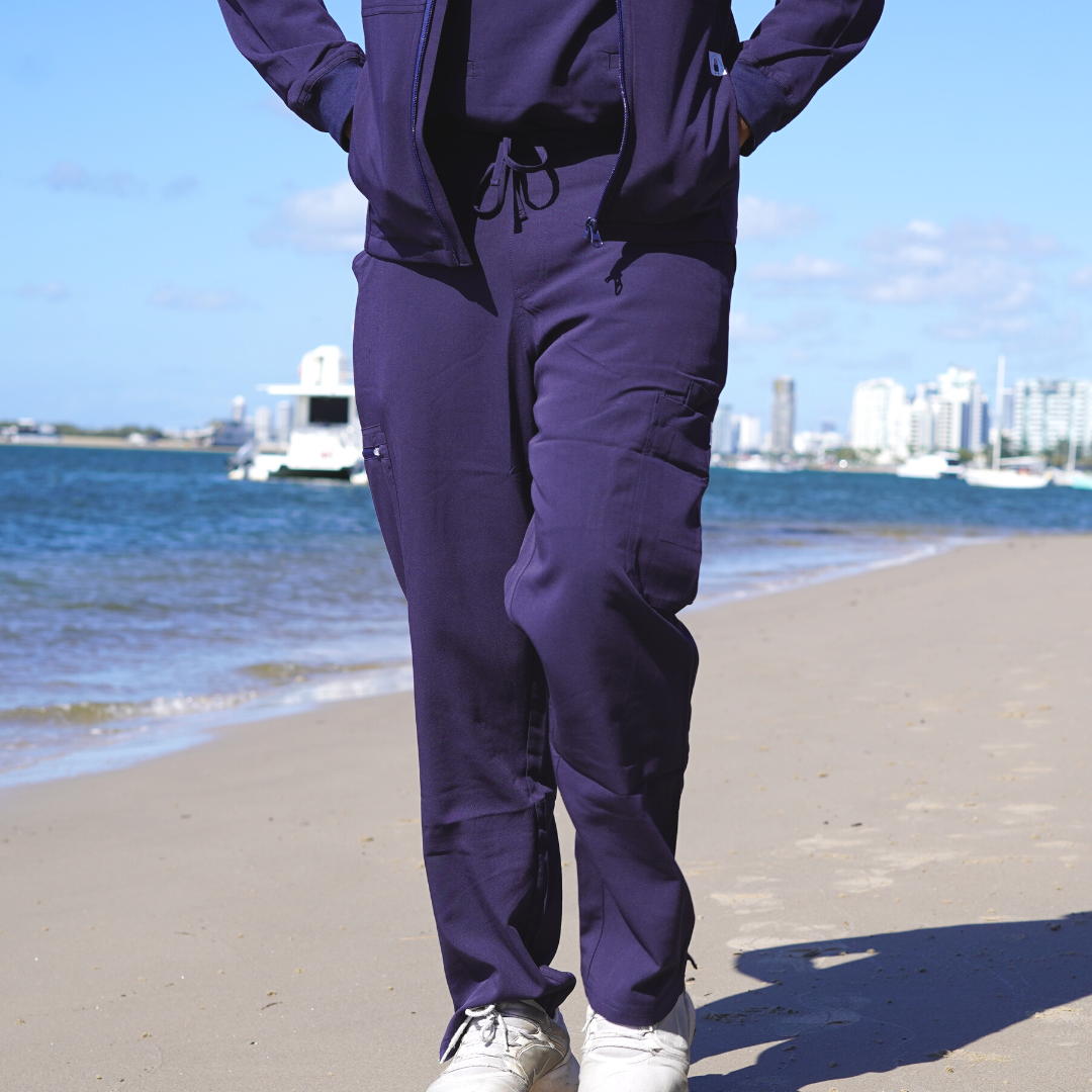 LEO Straight Leg Pants - Scrubber Duck
